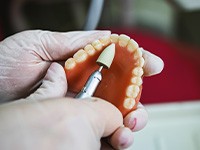 The denture creation process has a few important steps